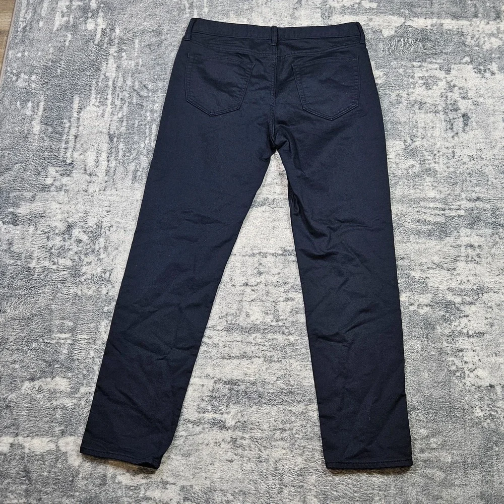 Banana Republic Travel Jean Mens 33x32 Slim Fit Navy Blue Cotton Stretch Pants